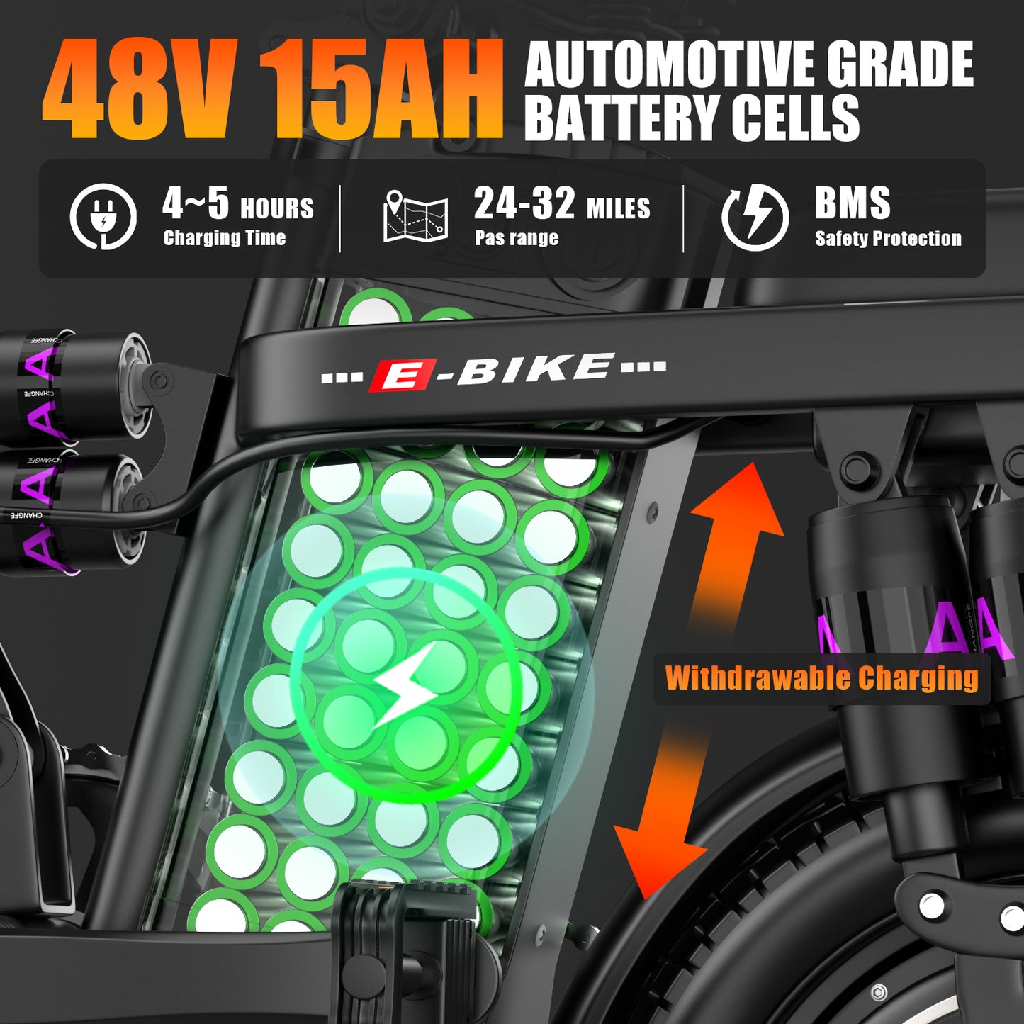ASKGO F12 Adult Ebike 48V 15AH Foldable Electric Bicycle 500W Peak Motor 25MPH 35Miles