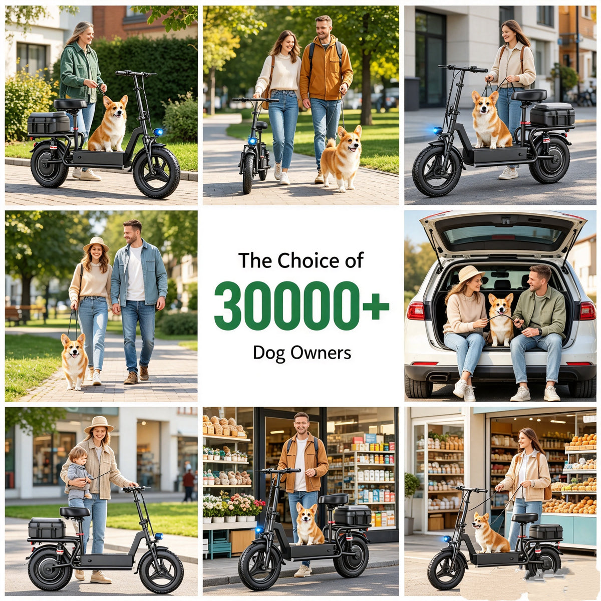 1500W Peak Electric Scooter for Adults 48V 18Ah,14'' Ebike with Seat 25MPH 35-45Miles Range,Wide Pedal Escooter UL2849