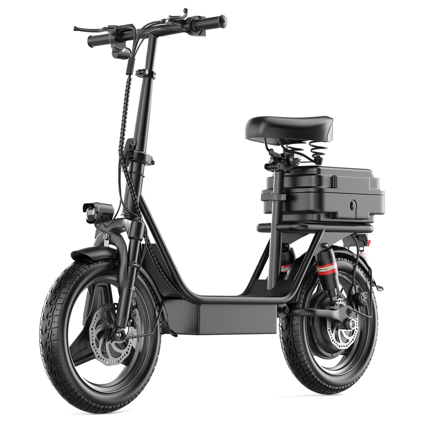 K11 Adults Electric Scooter 650W Peak Motor 14" Tire 48V 15AH 25MPH 32Miles Range