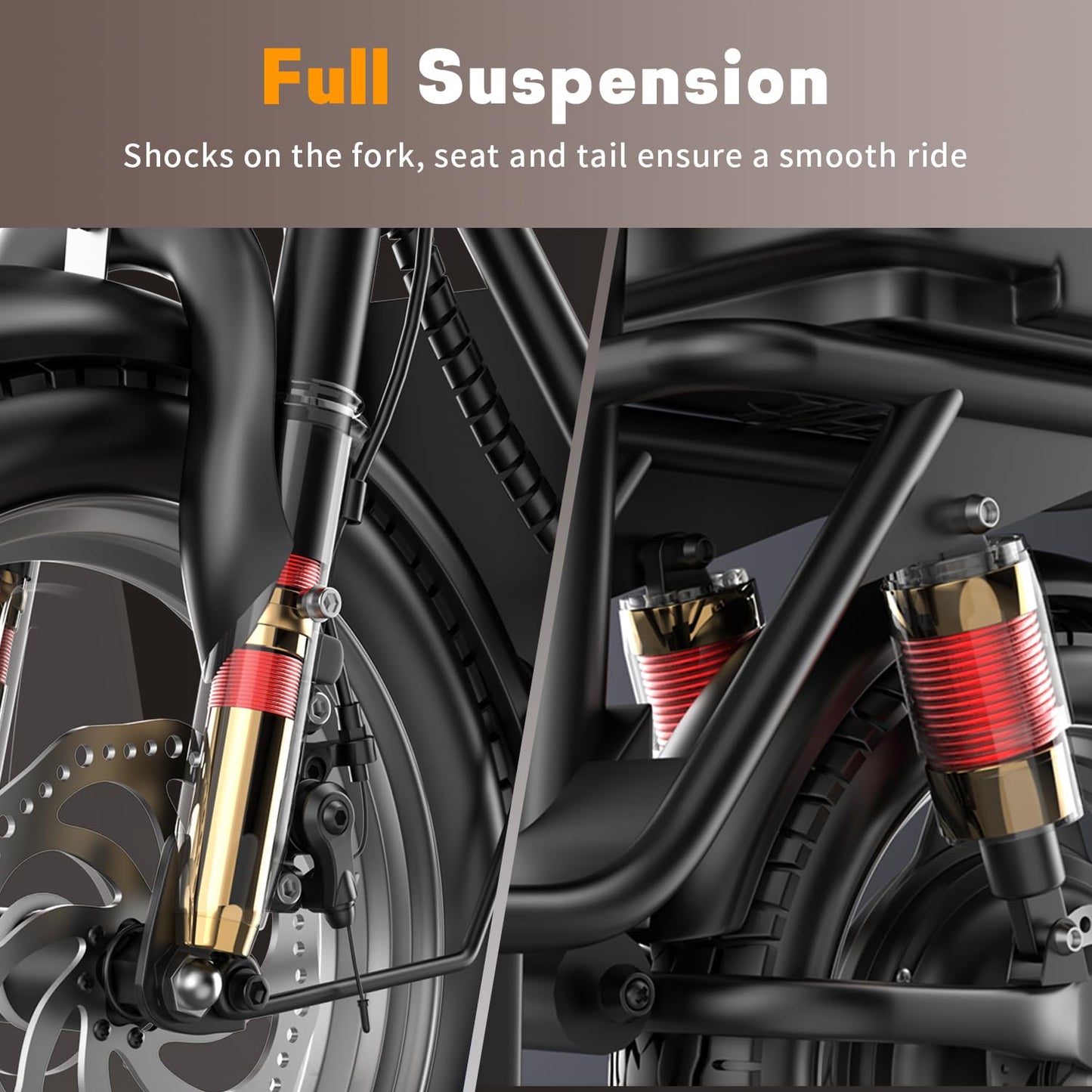 K11 Adults Electric Scooter 650W Peak Motor 14" Tire 48V 15AH 25MPH 32Miles Range
