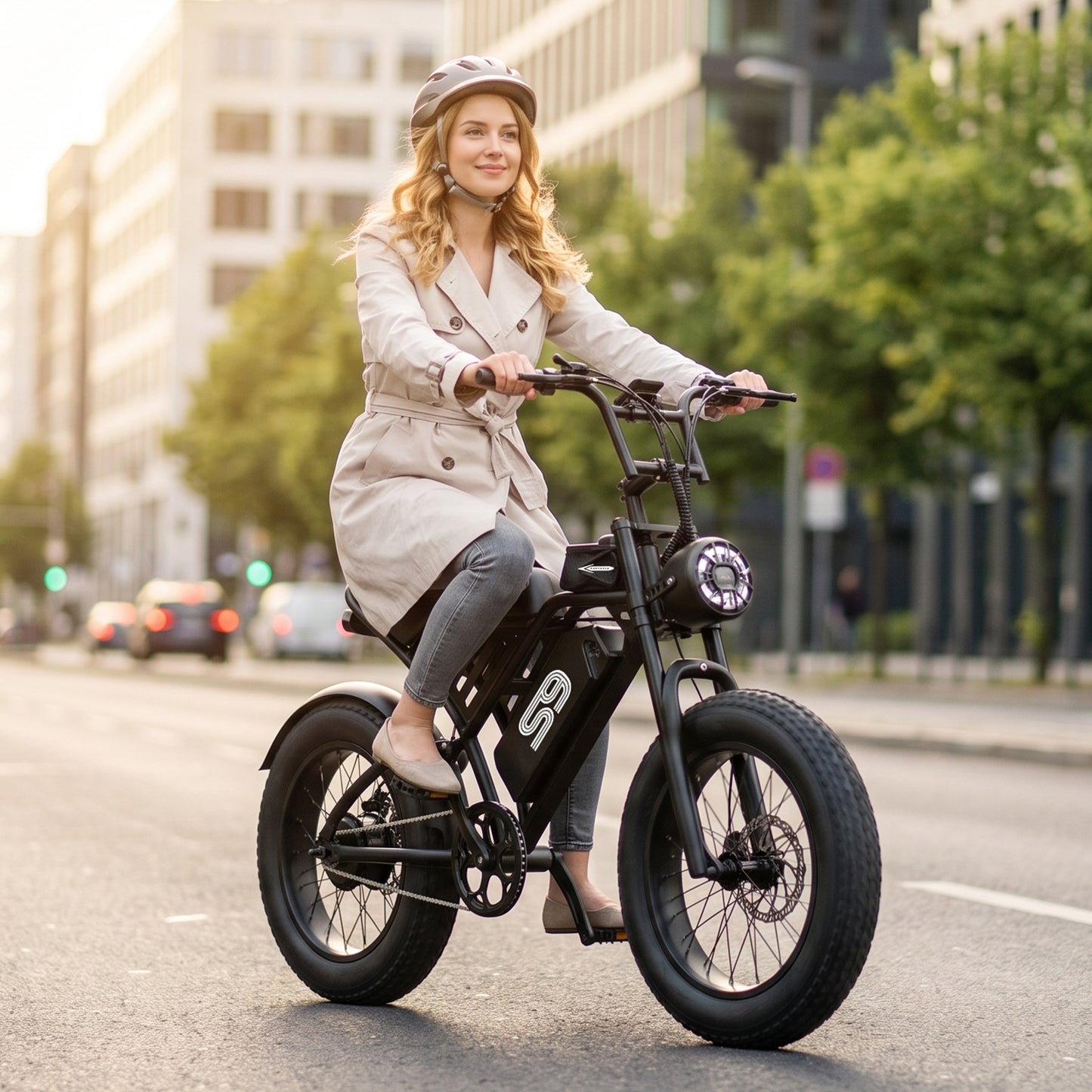 750 Rated Electric Bike, 48V 20Ah &20MPH & 65Miles Range, 16''x4'' Fat Tire Mountain Ebike, Removable Battery, Rear Rack, Adult Electric Bicycle,Ages14+ UL2849