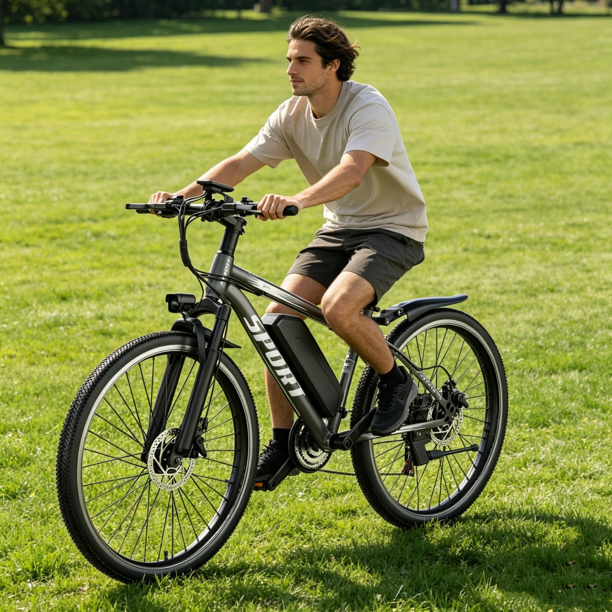 ASKGO 26" Electric Bike for Adults, 749W Rated Motor, Electric Mountain Bike with 48V 10.5Ah Removable Battery Up To 20MPH 45Miles , ,UL 2849,Ages 14+ Class2 UL2849