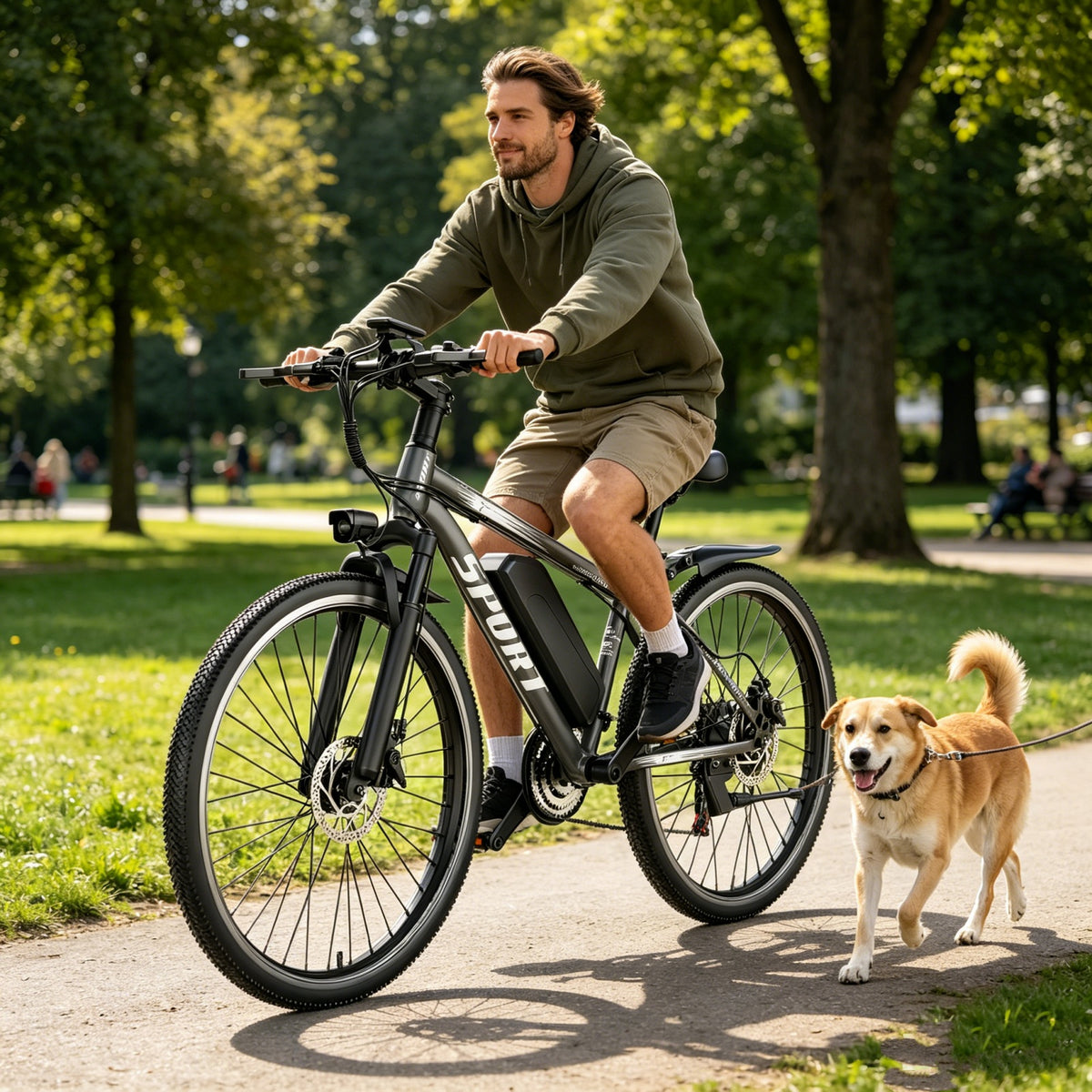 ASKGO 750W Rated Electric Bicycle 48V 15Ah,26'' Mountain Ebike 25MPH 45-65Miles Range,Removable Battery Adult Electric Bike Ages16+UL2849