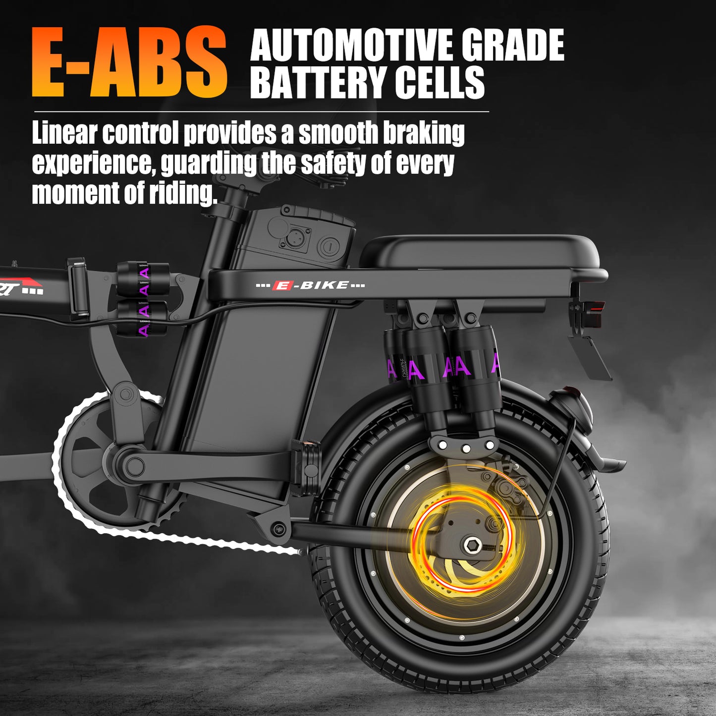 ASKGO F12 Adult Ebike 48V 15AH Foldable Electric Bicycle 500W Peak Motor 25MPH 35Miles