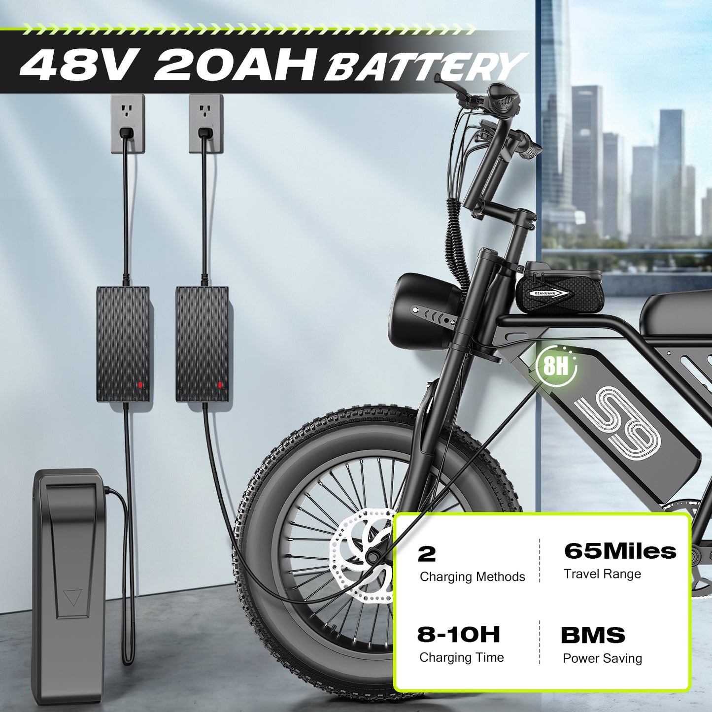 Bicicleta eléctrica plegable para adultos F12