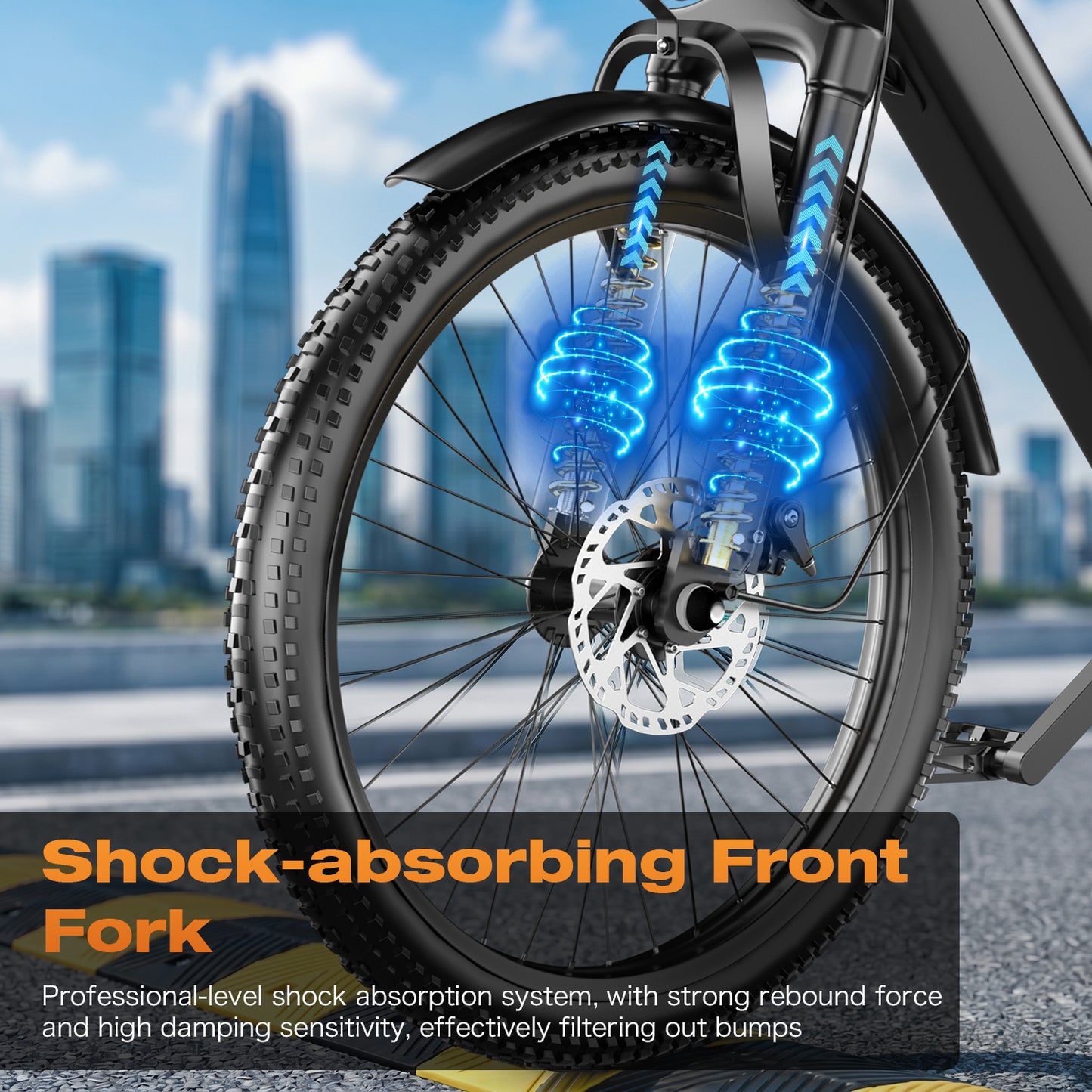 ASKGO F29 Electric Bike for Adults, 1800W Peak 750W Electric Mountain Bike, 30MPH Ebike with 48V 25Ah Removable Battery, 7 Speeds,UL2849