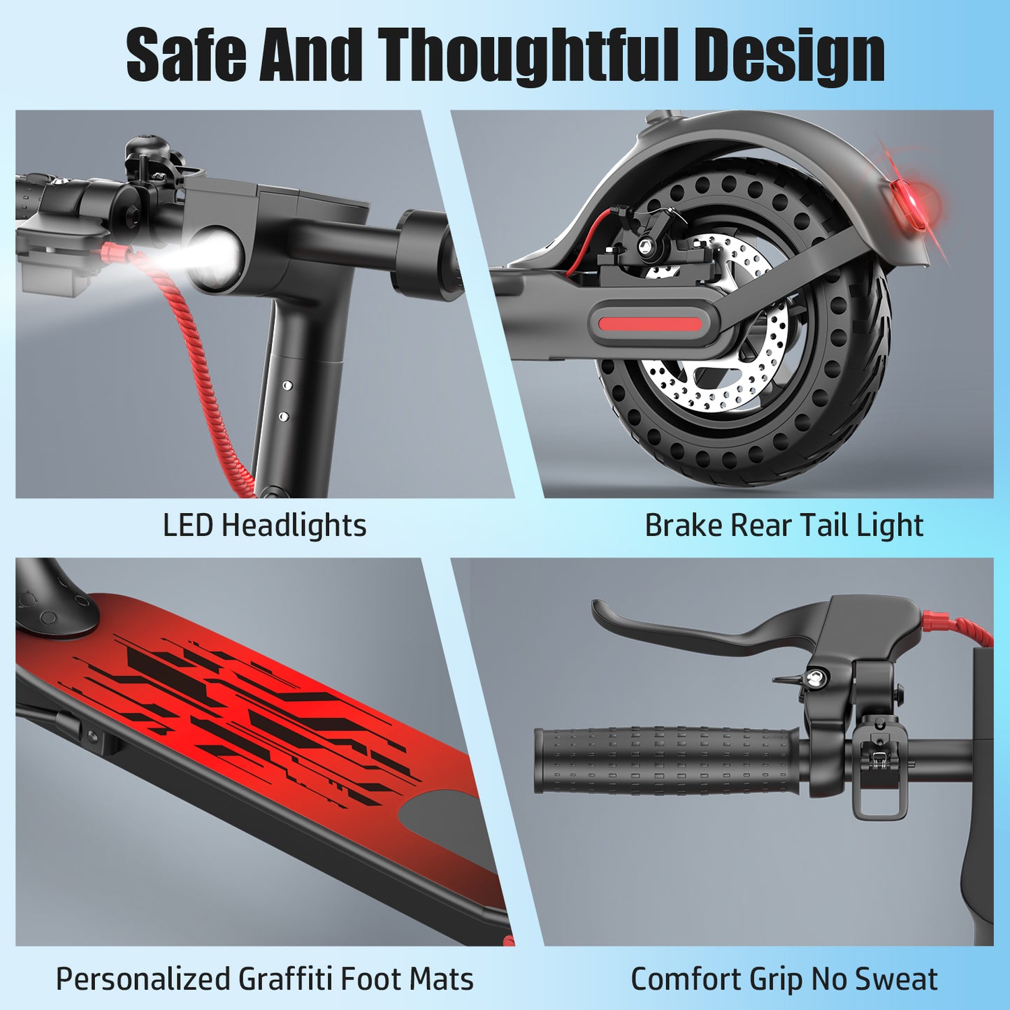 2Pack ASKGO Electric Scooter for Adults, 500W Motor, 21Miles Range, 19 Mph, 8.5" Tires, Folding Commuter E Scooter with Dual Suspension and Braking System and App,Maximum load 385 lbs