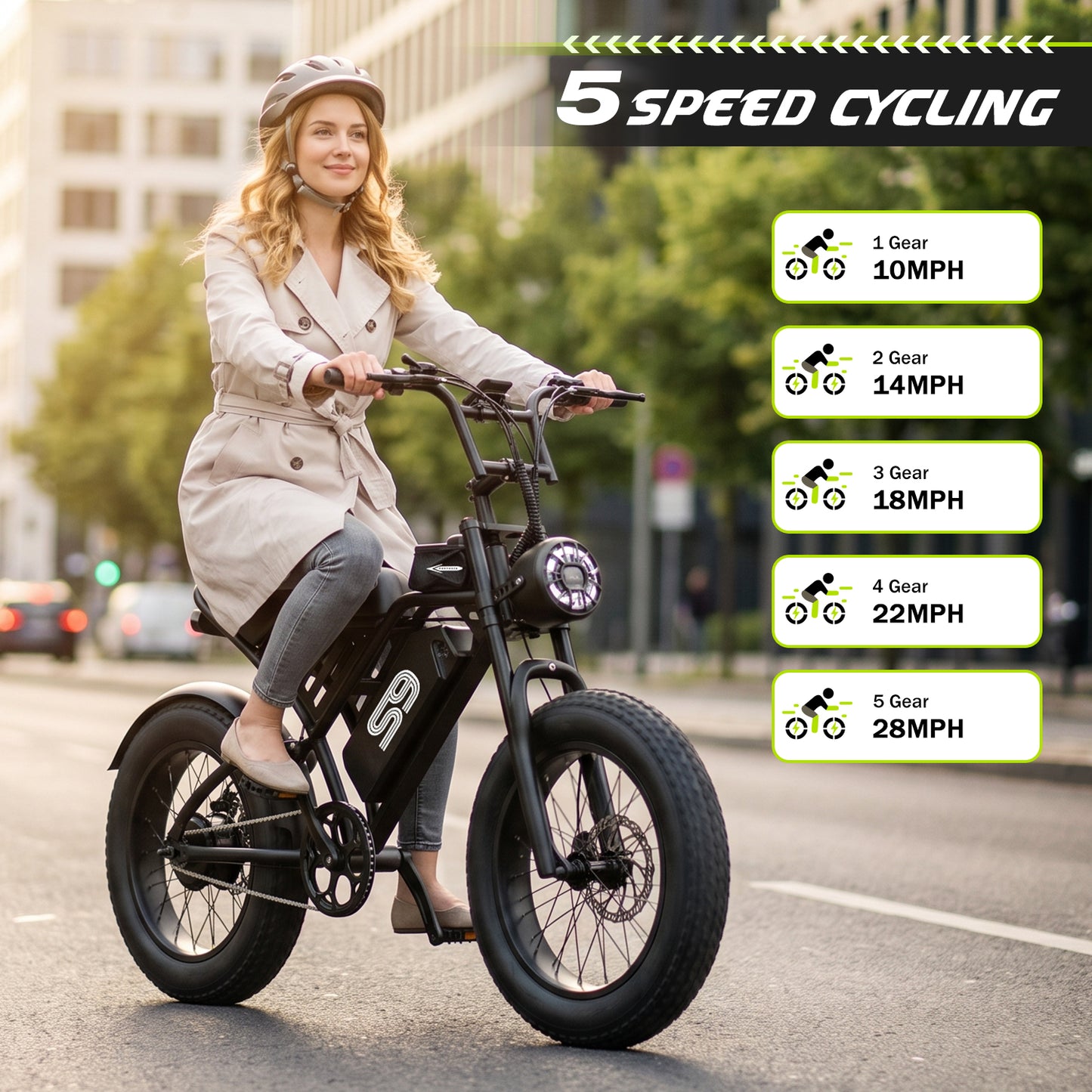 Bicicleta eléctrica plegable para adultos F12