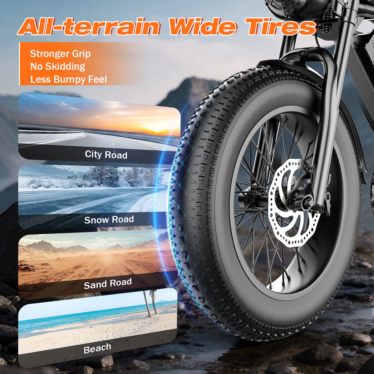 ASKGO S9 Pro 2500W Peak Electric Bicycle 48V 20Ah,20"Fat Tire Off-Road Ebike 30MPH 75Miles Range,Full Suspension,Removable Battery Adult Electric Bike ,NFC Unlock UL2849