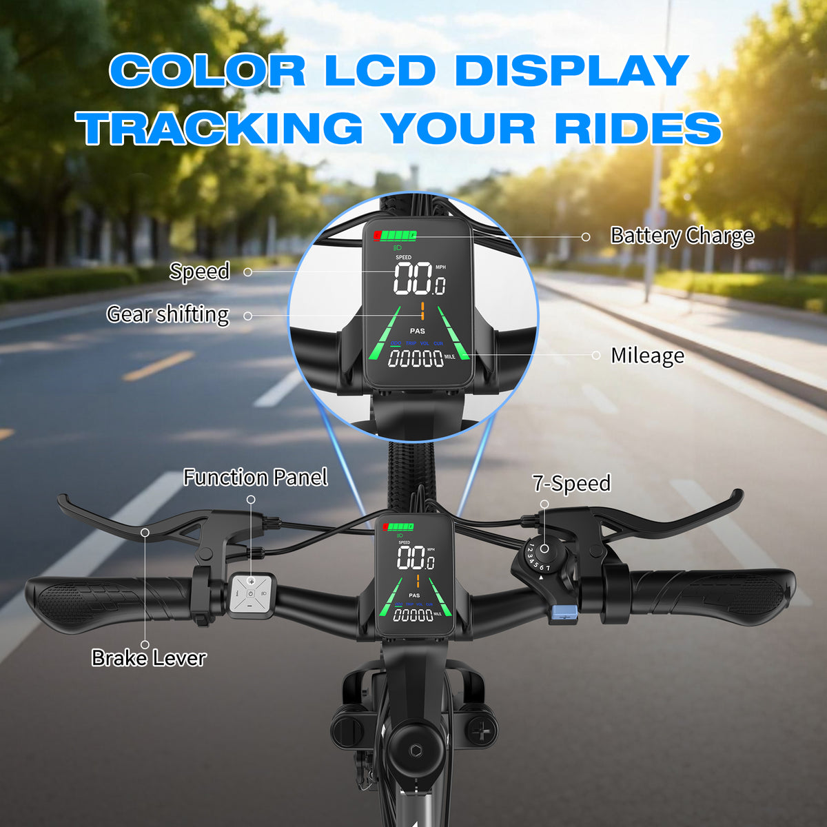 ASKGO 26" Electric Bike for Adults, 749W Rated Motor, Electric Mountain Bike with 48V 10.5Ah Removable Battery Up To 20MPH 45Miles , ,UL 2849,Ages 14+ Class2 UL2849