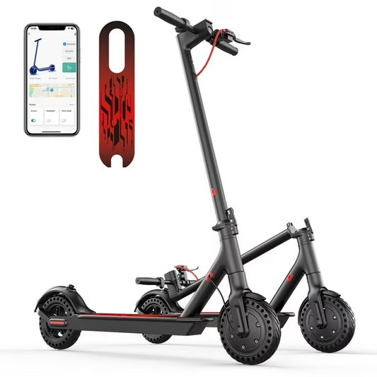 2Pack ASKGO Electric Scooter for Adults, 500W Motor, 21Miles Range, 19 Mph, 8.5" Tires, Folding Commuter E Scooter with Dual Suspension and Braking System and App,Maximum load 385 lbs