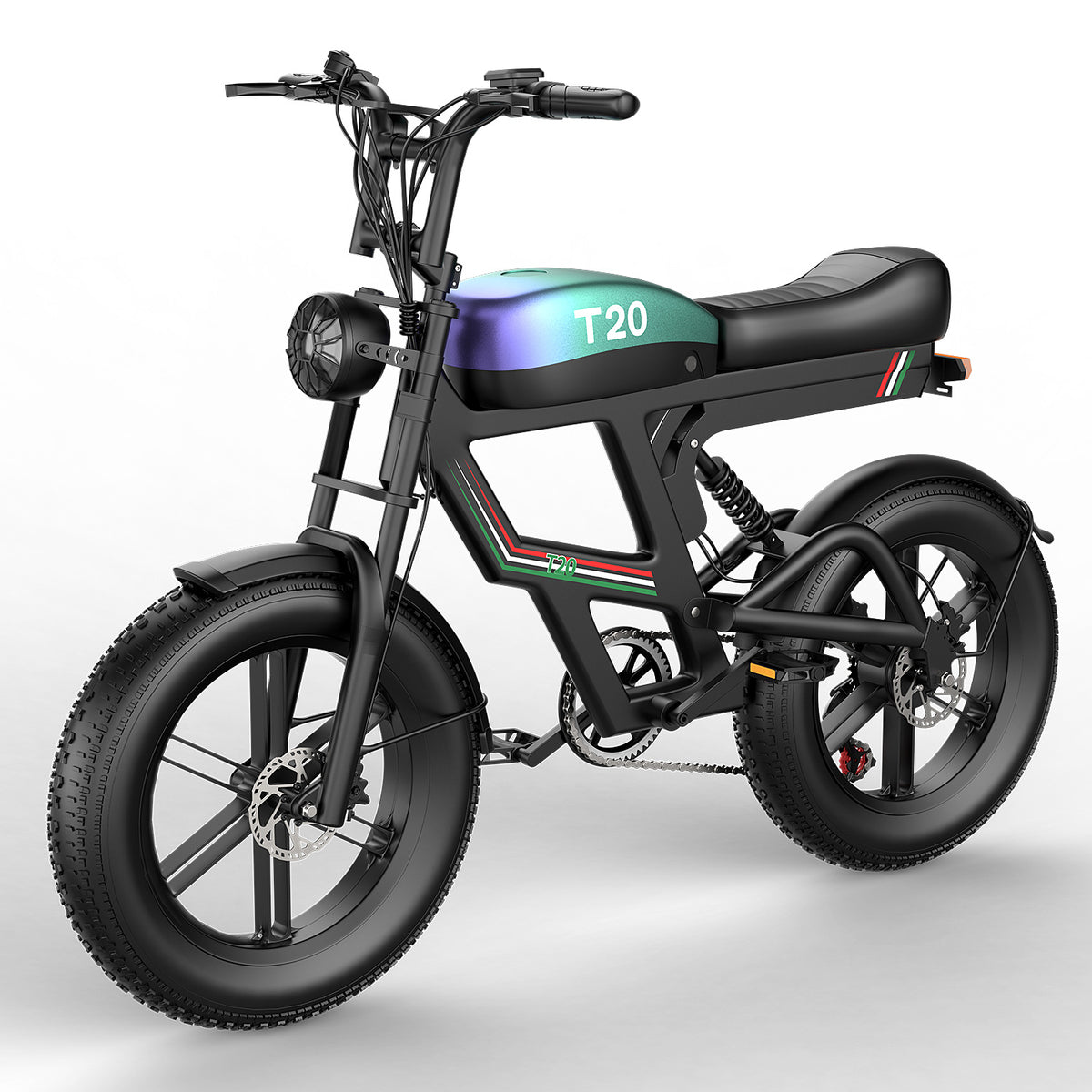 ASKGO Electric Mountain Bike for Adults, 750W Rated Electric Bicycle,48V 20Ah Removable Battery,20"Fat Tire Off-Road Ebike 20MPH 65Miles Range ,ages 14+ UL2849